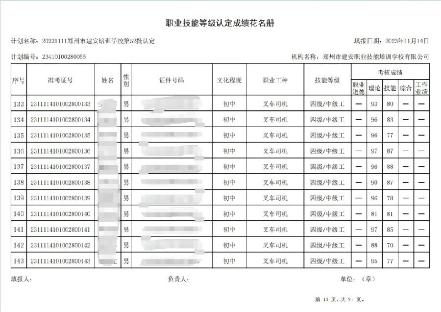 ÐÅͼƬ_20231115100114.jpg 建安职业技能培训学校-第52批职业技能等级认定考试成绩公示(图13)