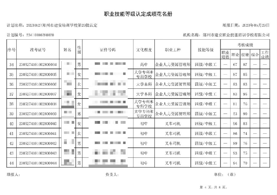 DÅͼƬ_20230529172119.png 通知:建安职业技能培训学校-第20批职业技能等级认定考试成绩公示(图4)