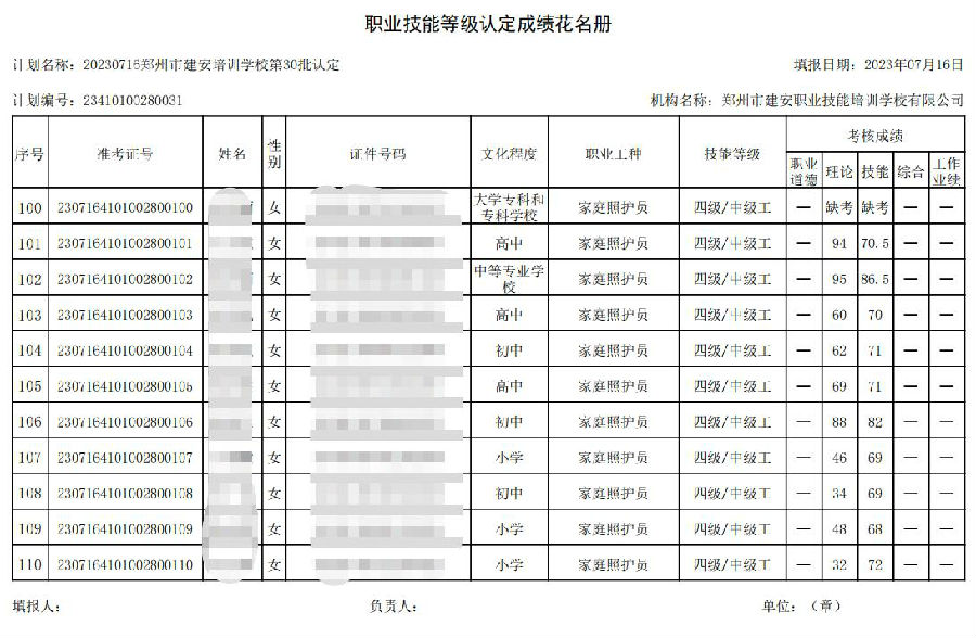 DŽØͼ_20230718142242.jpg 建安职业技能培训学校-第30批职业技能等级认定考试成绩公示(图10)