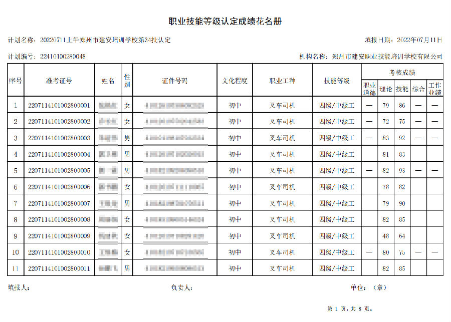 1.png 建安职业技能培训学校-第34批职业技能等级认定考试成绩公示(图1)