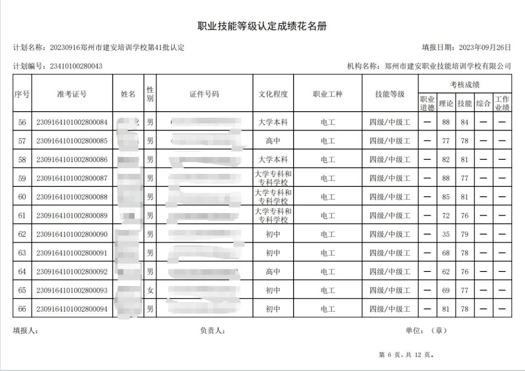 ÐÅͼƬ_20230926133605_3.jpg 建安职业技能培训学校-第41批职业技能等级认定考试成绩公示(图6)