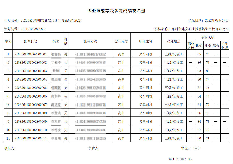 1.png 建安职业技能培训学校-第68批职业技能等级认定考试成绩公示(图1)
