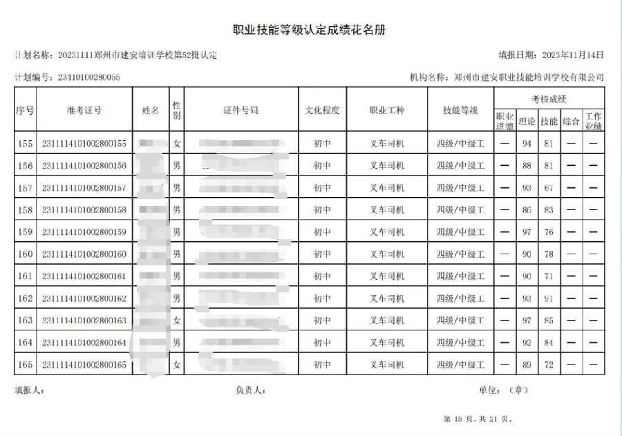 ÐÅͼƬ_20231115100121.jpg 建安职业技能培训学校-第52批职业技能等级认定考试成绩公示(图15)