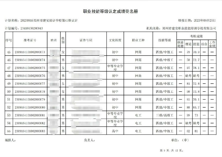 ÐÅͼƬ_20230926133605_2.jpg 建安职业技能培训学校-第41批职业技能等级认定考试成绩公示(图5)