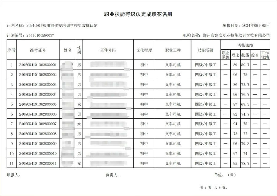 ÐÅͼƬ_20240806142030.jpg 建安职业技能培训学校-第37批职业技能等级认定考试成绩公示(图1)