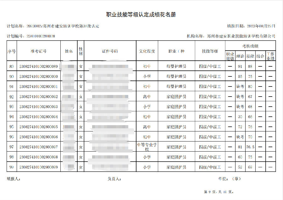ÐÅͼƬ_20230829115836.png 建安职业技能培训学校-第36批职业技能等级认定考试成绩公示(图9)