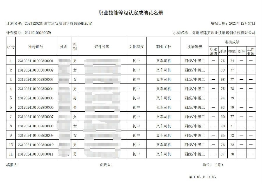 ÐŽØͼ_20231208101346.jpg 建安职业技能培训学校-第55批职业技能等级认定考试成绩公示(图1)