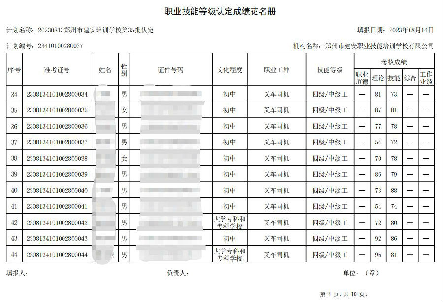 DŽØͼ_20230815102237.jpg 建安职业技能培训学校-第35批职业技能等级认定考试成绩公示(图4)