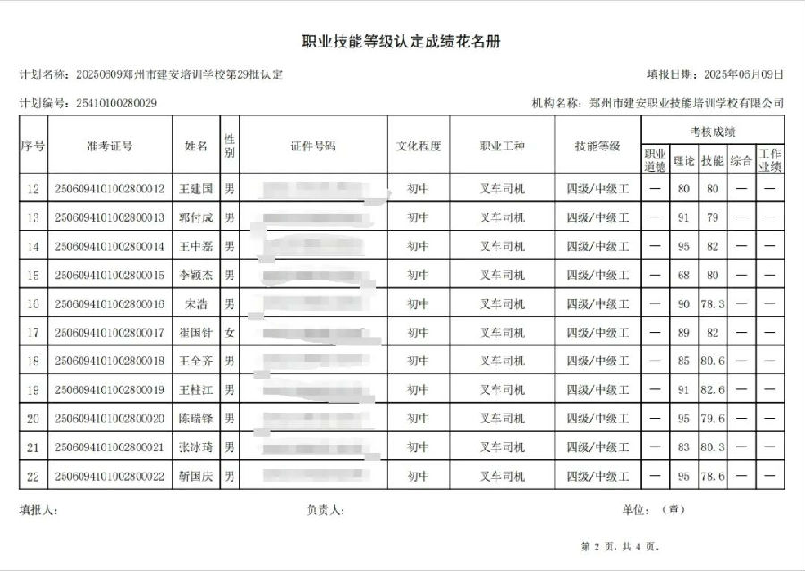 ÐÅͼƬ_20250610144823.jpg 建安职业技能培训学校-2025年第29批职业技能等级认定考试成绩公示(图2)