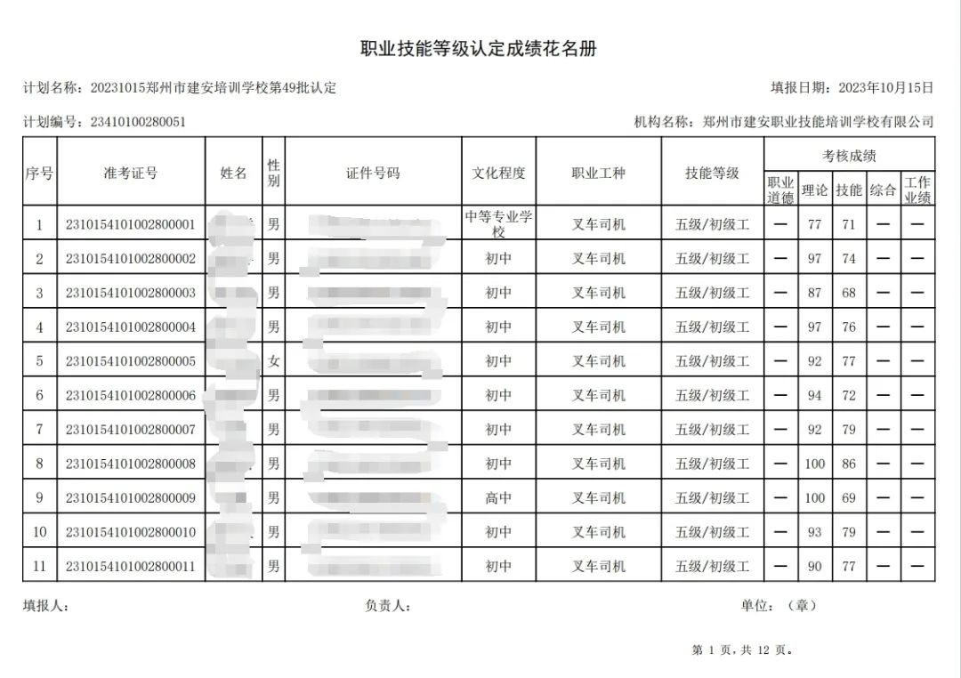 ÐÅͼƬ_20231018094151.jpg 建安职业技能培训学校-第49批职业技能等级认定考试成绩公示(图1)