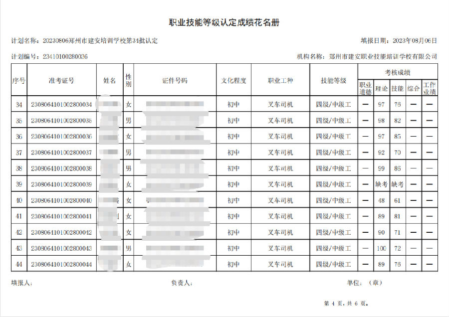 DÅͼƬ_20230808100855_3.png 建安职业技能培训学校-第34批职业技能等级认定考试成绩公示(图4)