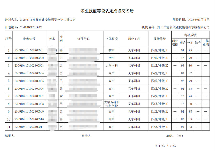 ÐÅͼƬ_20230912104154.png 建安职业技能培训学校-第40批职业技能等级认定考试成绩公示(图1)