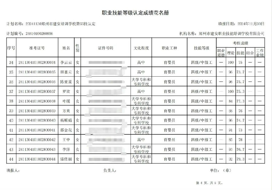 ÐÅͼƬ_20241204090940.jpg 建安职业技能培训学校-第55批职业技能等级认定考试成绩公示(图4)
