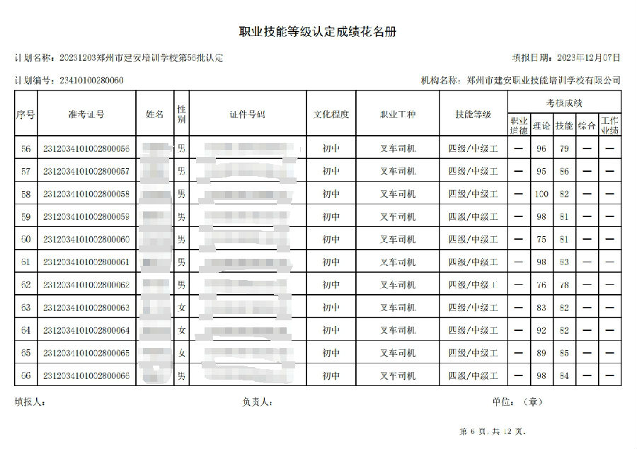 ÐŽØͼ_20231208104613.jpg 建安职业技能培训学校-第56批职业技能等级认定考试成绩公示(图6)