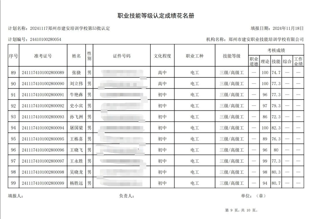 ÐÅͼƬ_20241118100840.jpg 建安职业技能培训学校-第53批职业技能等级认定考试成绩公示(图9)