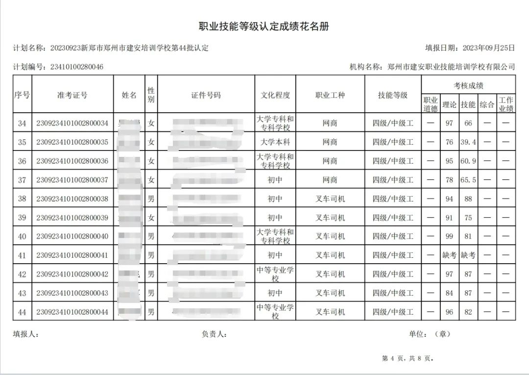 ÐÅͼƬ_20230926134522_3.jpg 建安职业技能培训学校-第44批职业技能等级认定考试成绩公示(图4)