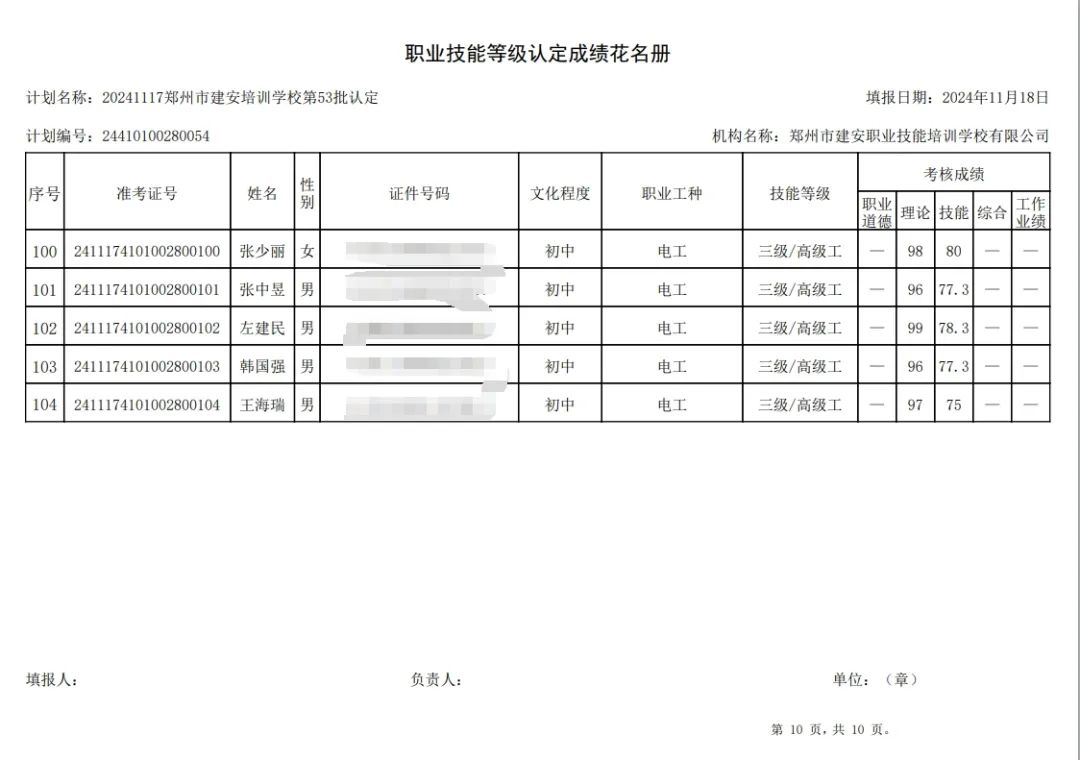 ÐÅͼƬ_20241118100844.jpg 建安职业技能培训学校-第53批职业技能等级认定考试成绩公示(图10)