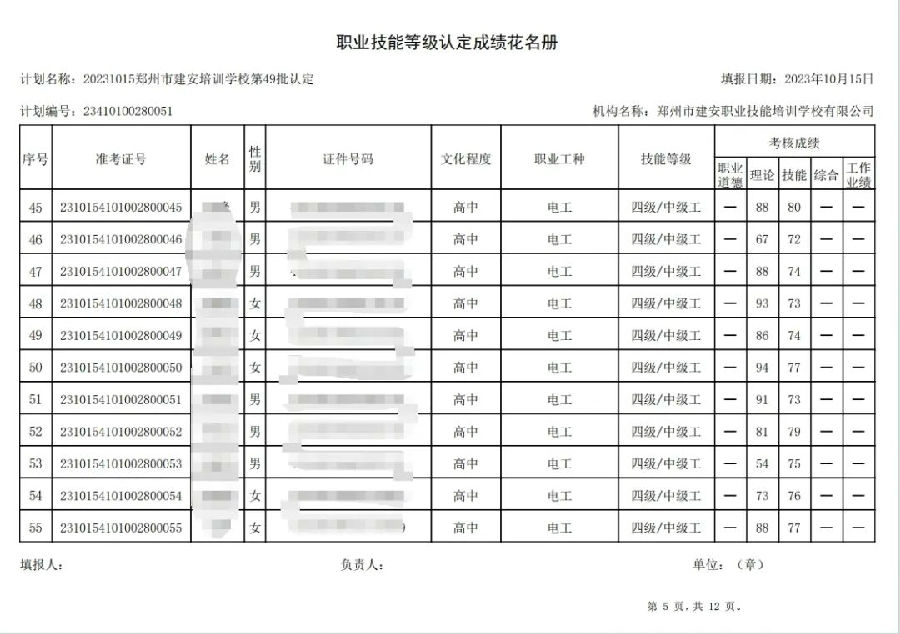 ÐÅͼƬ_20231018094205.jpg 建安职业技能培训学校-第49批职业技能等级认定考试成绩公示(图5)