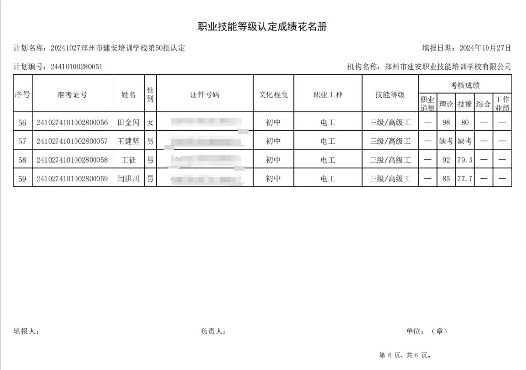 ÐÅͼƬ_20241028102322.jpg 建安职业技能培训学校-第50批职业技能等级认定考试成绩公示(图6)