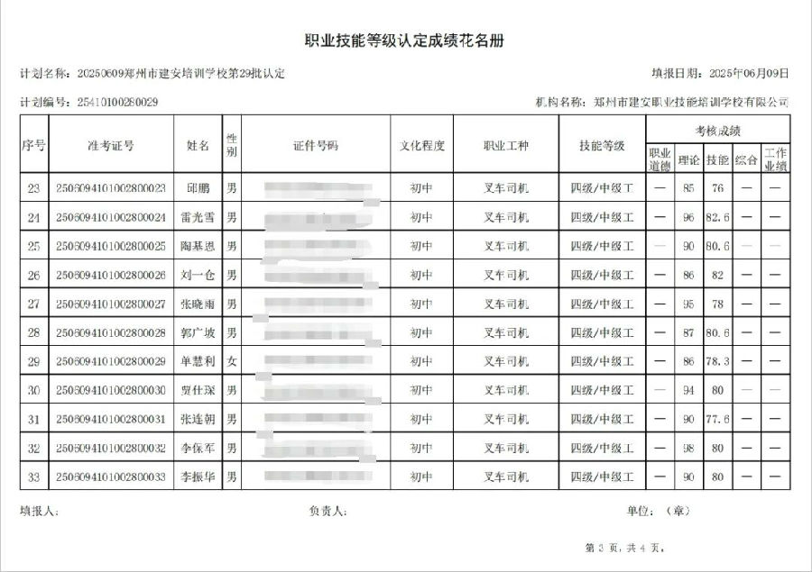 ÐÅͼƬ_20250610144826.jpg 建安职业技能培训学校-2025年第29批职业技能等级认定考试成绩公示(图3)