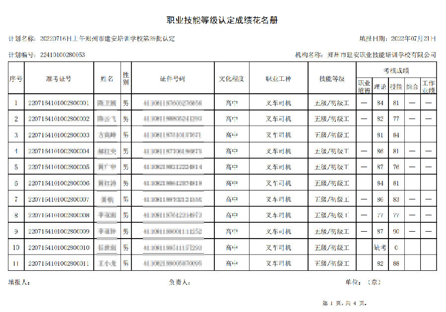 1.png 建安职业技能培训学校-第39批职业技能等级认定考试成绩公示(图1)