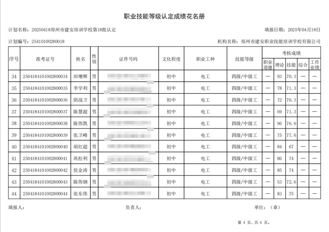 ÐÅͼƬ_20250421084928.jpg 建安职业技能培训学校-2025年第18批职业技能等级认定考试成绩公示(图4)