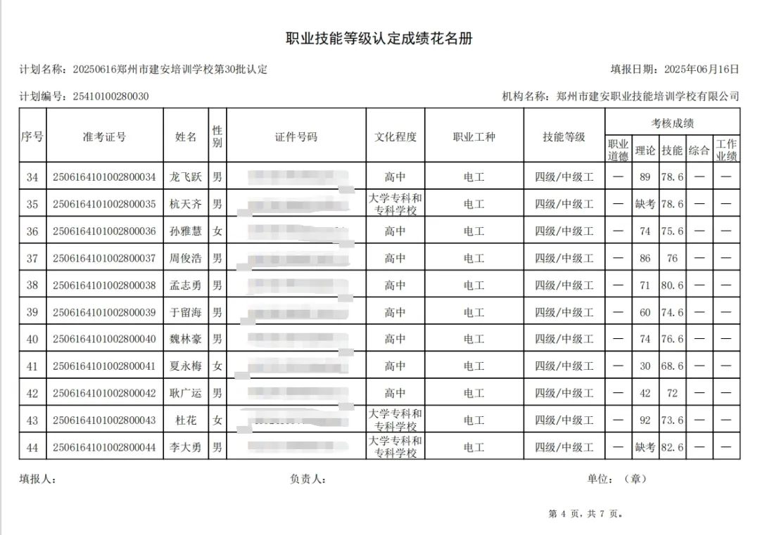ÐÅͼƬ_20250617115459.jpg 建安职业技能培训学校-2025年第30批职业技能等级认定考试成绩公示(图4)